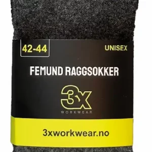 Produktbilde Femund Unisex Raggsokker Koksgrå 2pk